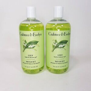 Crabtree & Evelyn Green Body Wash Botanical Design
